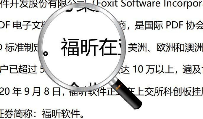 如何放大PDF文档